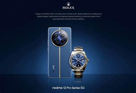 realme 12 pro 5g rolex|Rolex smartphone: First image of the Realme 12 Pro Special .